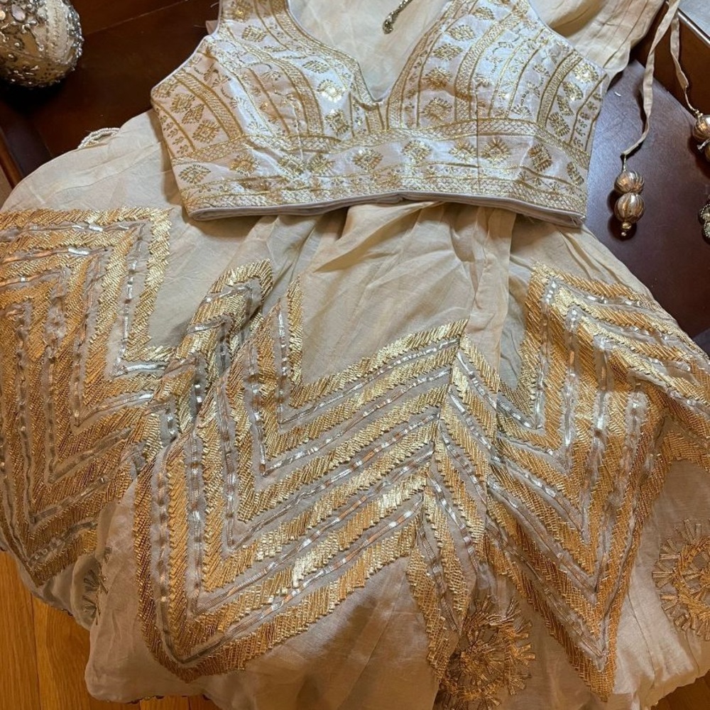 Gold lehenga
